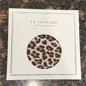 Sézane Leopard Print Scarf